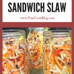 Pickled Vegetable Sandwich Slaw