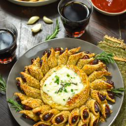Pigs in a Blanket Baked Brie