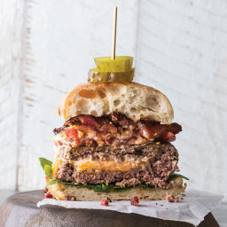 Pimiento-Cheese Stuffed Burgers