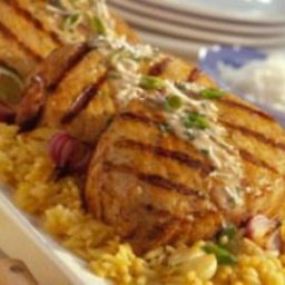 Pina Colada Pork Chops