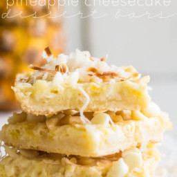 Pineapple Cheesecake Dessert Bars