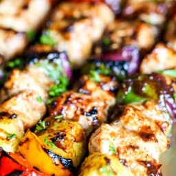 Pineapple Chicken Kabobs {Easy to Make}