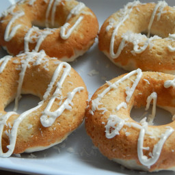 Pineapple coconut donuts