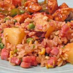 Pineapple Fried Rice With Ham