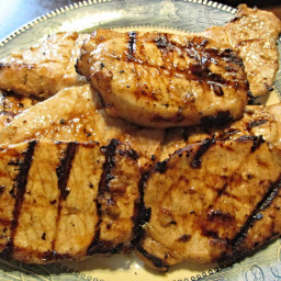 Pineapple Marinated Grilled Pork Chops