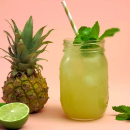 Pineapple-Mint Mojito Mocktail