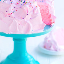 Pink Angel Food Cake