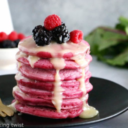 Pink Beet Pancakes