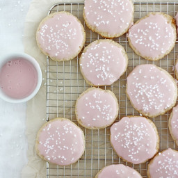 Pink Champagne Cookies