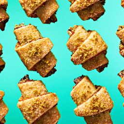 Pistachio and Dried-Apricot Rugelach