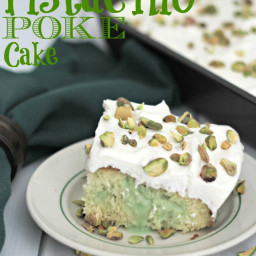 Pistachio Poke Cake