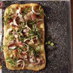 Pizza Bianca with Prosciutto and Fig