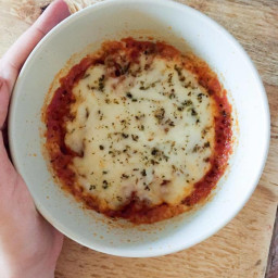 Pizza in a Bowl {Low Carb, THM-S}
