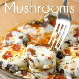 Pizza Stuffed Mushrooms Recipe