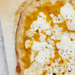 Pizza with Butternut Squash Sauce