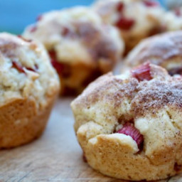 Plant to Plate- Rhubarb Muffins