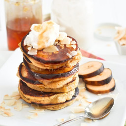 Plantain and Coconut Pancakes
