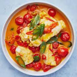 Poached Cod in Tomato Curry