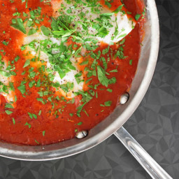 Poached Cod in Tomato Sauce