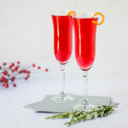 Poinsettia Recipe: A Champagne and Cranberry Cocktail