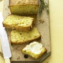 Polenta Quick Bread with Lemon and Thyme
