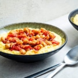 Polenta With Chickpeas and Tomatoes