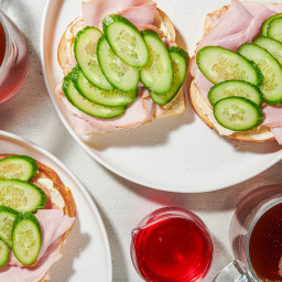 Polish Ham and Cucumber Sandwiches