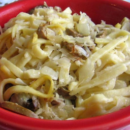 Polish Noodles and Sauerkraut Recipe - Kluski z Kwasna Kapusta