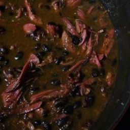 Pomegranate-Chipotle Black Bean Soup