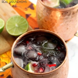Pomegranate Cranberry Moscow Mules