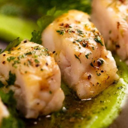 Poor Man’s Lobster” – Monkfish with Herb Browned Butter