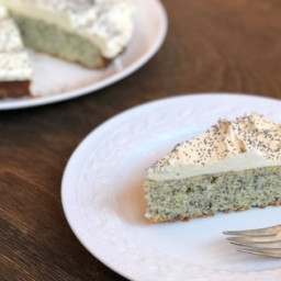 Poppy Seed Cake with Lemon Ermine Frosting Recipe