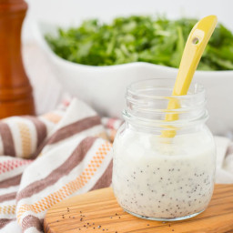 Poppy Seed Dressing (Creamy and Healthy!)