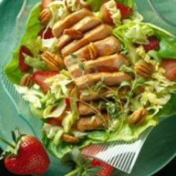 Pork and Pecan Salad with Honey-Balsamic Dressing