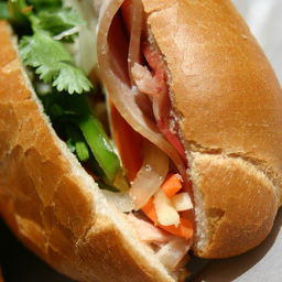 Pork Banh Mi Vietnamese Sandwich