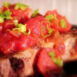 Pork Chop & Tomatoes