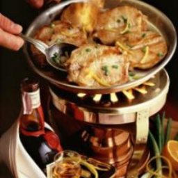 Pork Chops Flambe