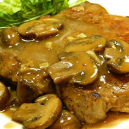 Pork Chops in Garlic Mushroom Sauce Recipe