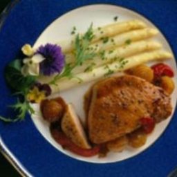 Pork Chops with Caramelized Onions and Peppers