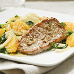 Pork Chops with Orange and Fennel Salad