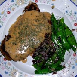 Pork Chops with spicy French BBQ Sauce