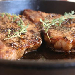 Pork Chops with Sweet and Sour Glaze