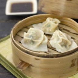 Pork Dumplings with Dipping Sauce