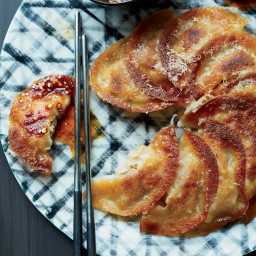 Pork-Kimchi Dumpling Pancakes