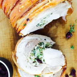Pork Loin Roast with Herb Stuffing