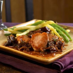 Pork Medallions with Fig and Port Wine Sauce