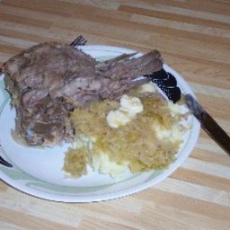 Pork Neck Bones and Sauerkraut