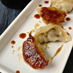 Pork Potstickers with Sweet Soy Dipping Sauce