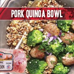 Pork Quinoa Bowl