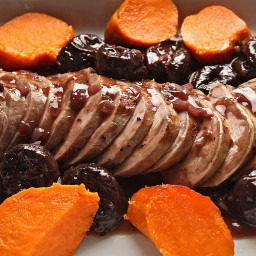 Pork Tenderloin With Shallots and Prunes